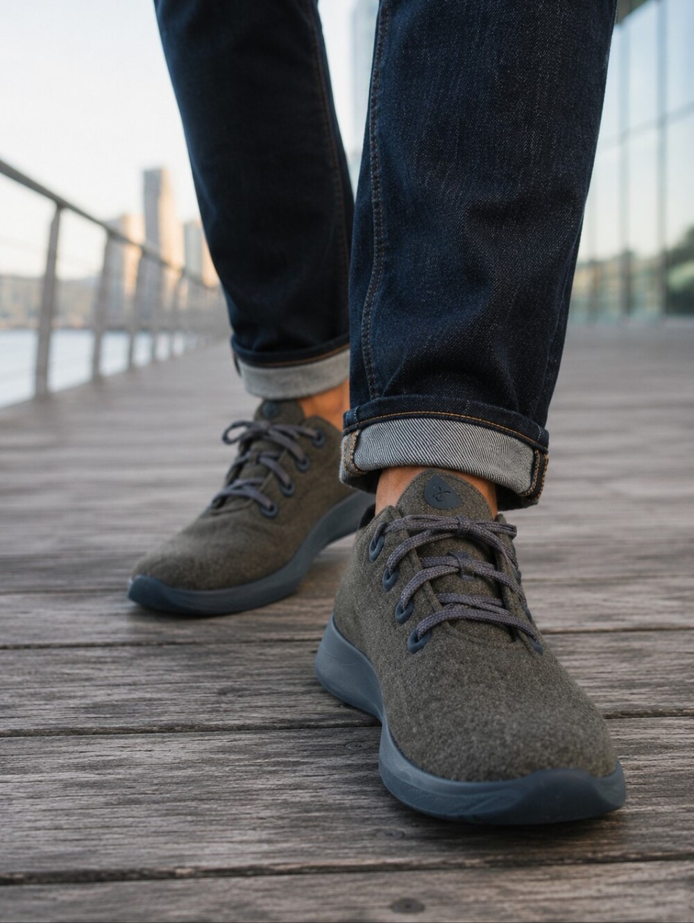 Allbirds Wool Runners Merino Wool Sneakers Charcoal Men's 9